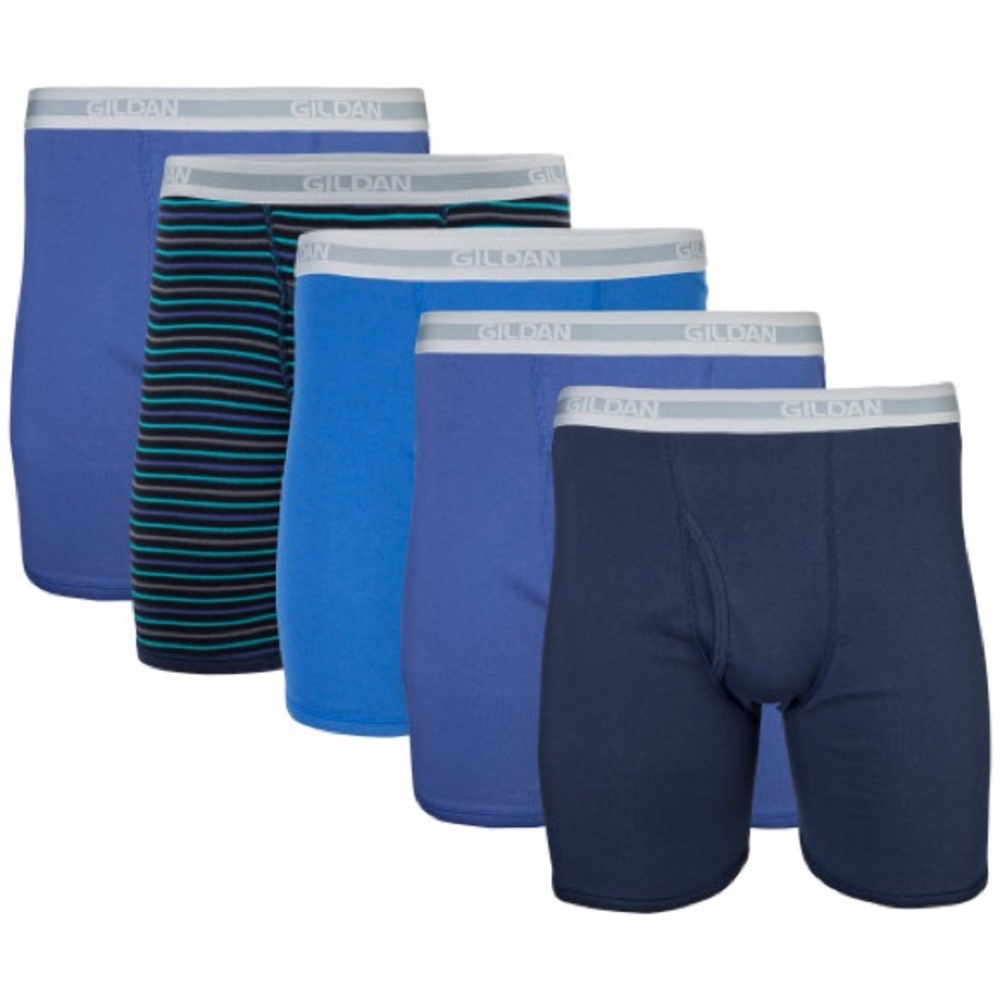 Gildan Men's Dyed Assorted Boxer Brief
Underwear Bundle